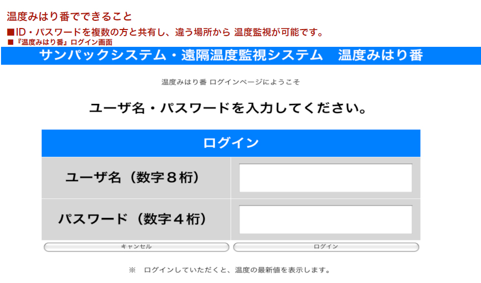 温度みはり番でできること1